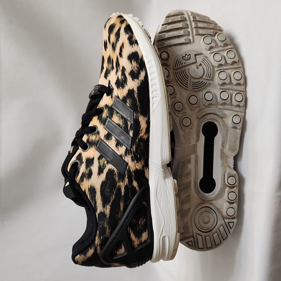 Adidas Torsion ZX Glux Leopard Print sneakers (womens size 6.5) - Picture 5 of 14